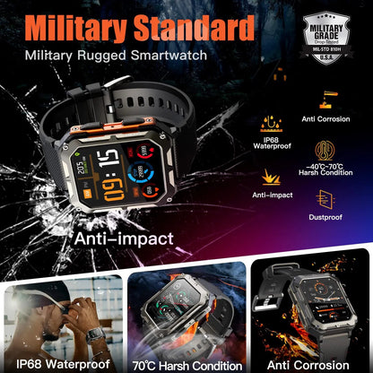 Smart watch for men Military Grade