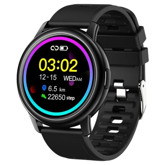 Men's 28 Black Waterproof Smart Watch